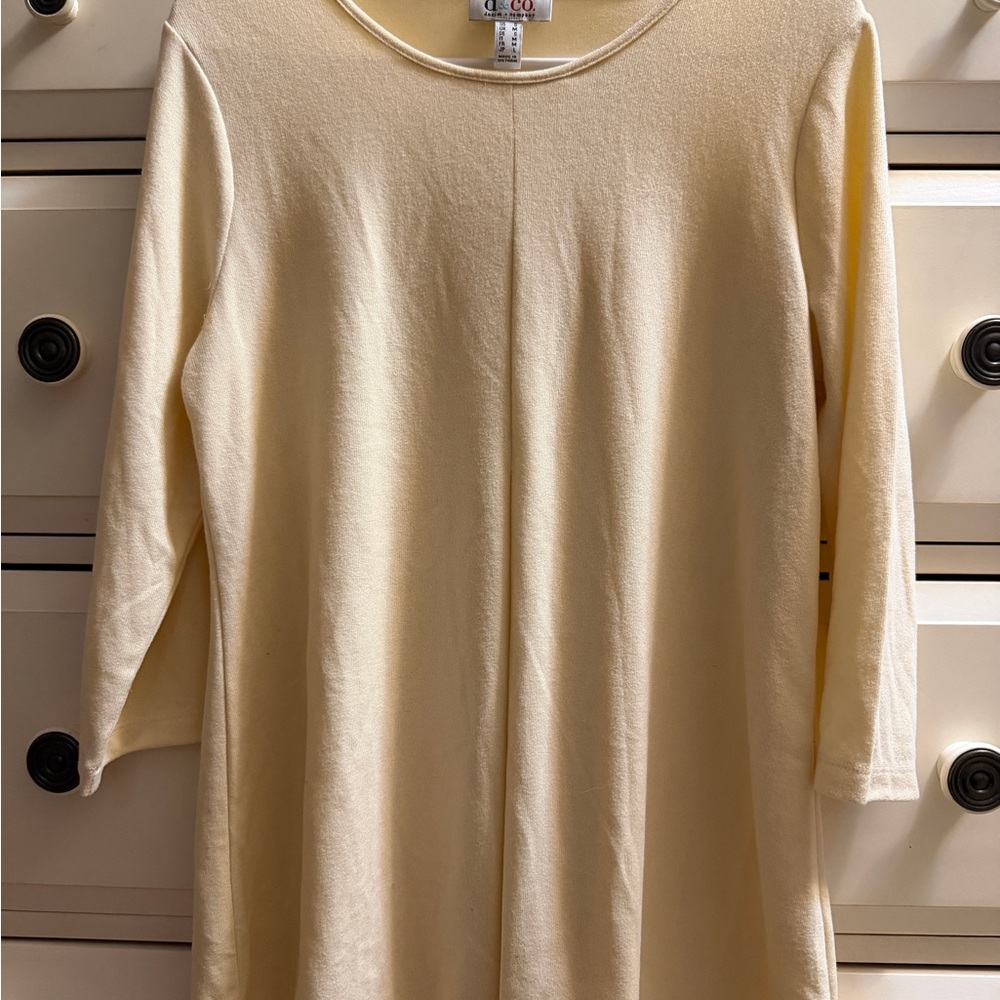 Cream Women's Tunic Top